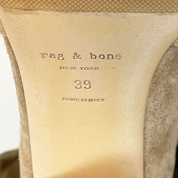 rag & bone Dalia Suede Camel Ankle Boots. 39/8.5 - Picture 8 of 10